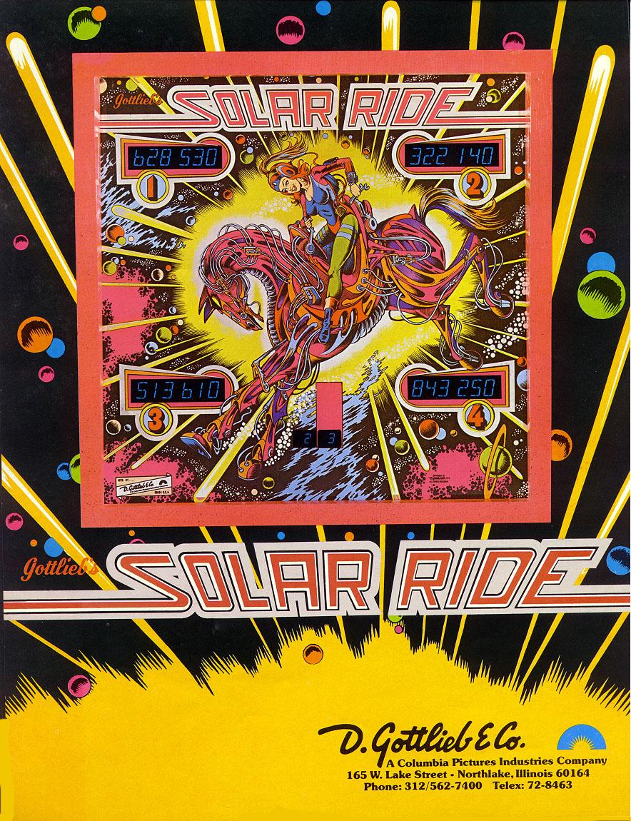 Solar Ride Flyer front