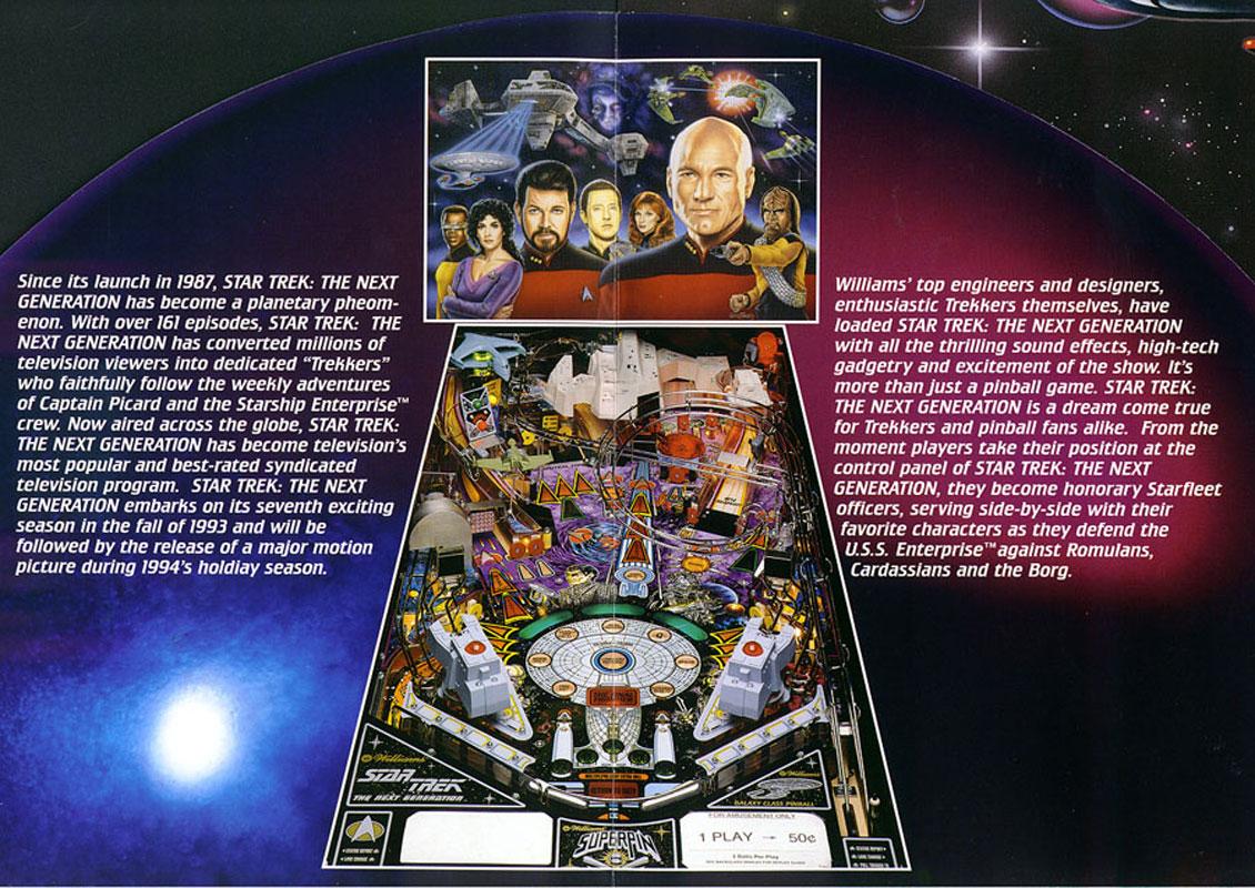 Star Trek next Generation Flyer Seite 2+3