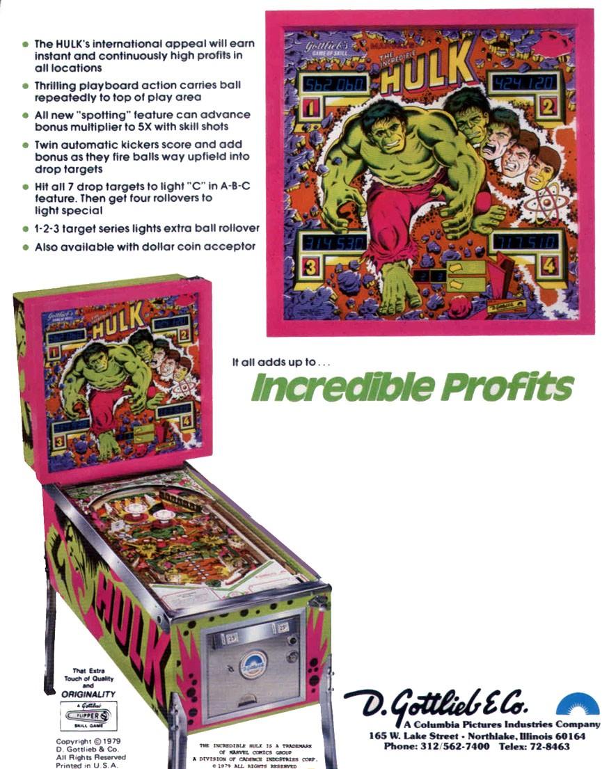 The Incredible Hulk Flyer back