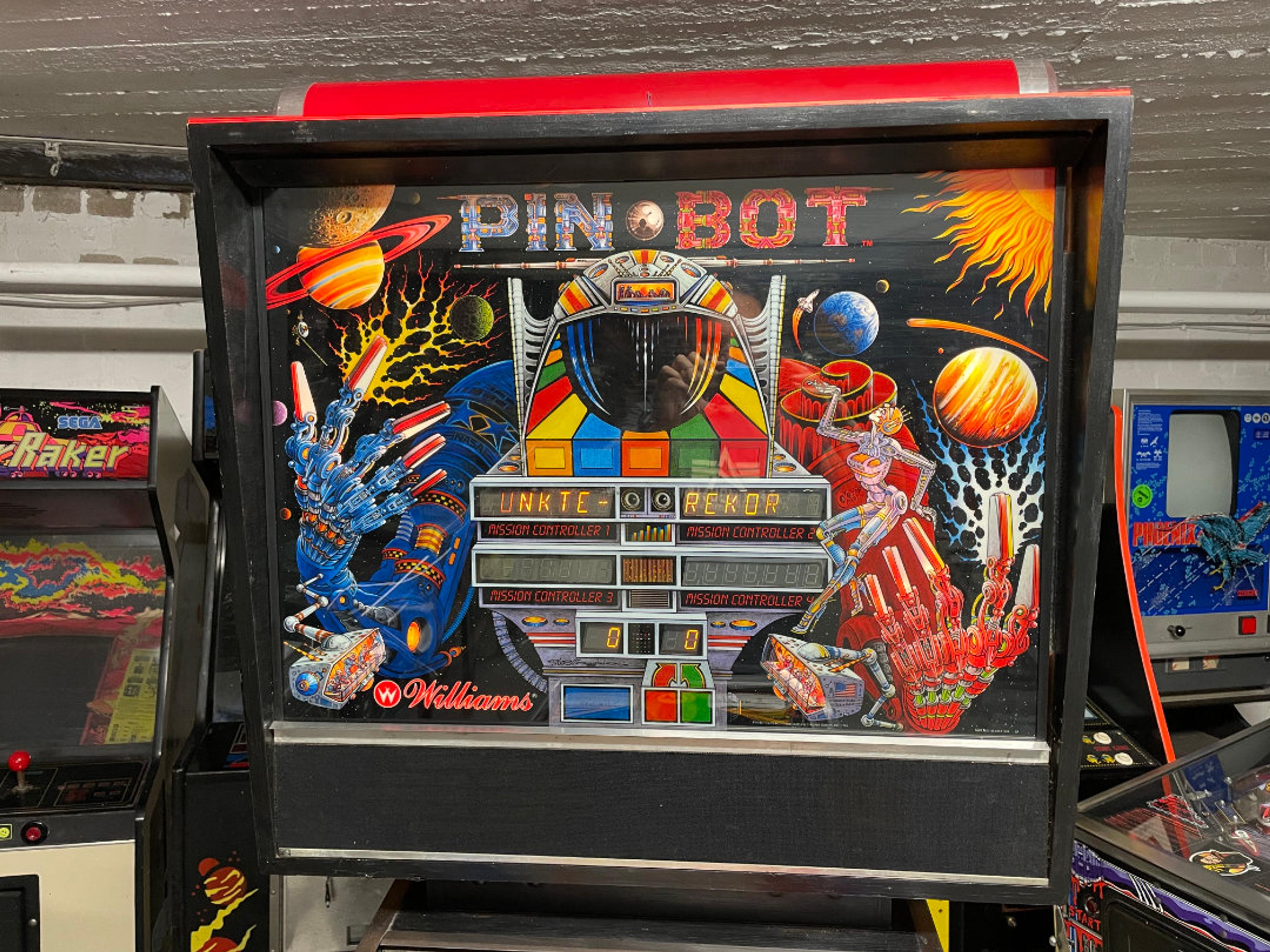 Pinbot Backglas