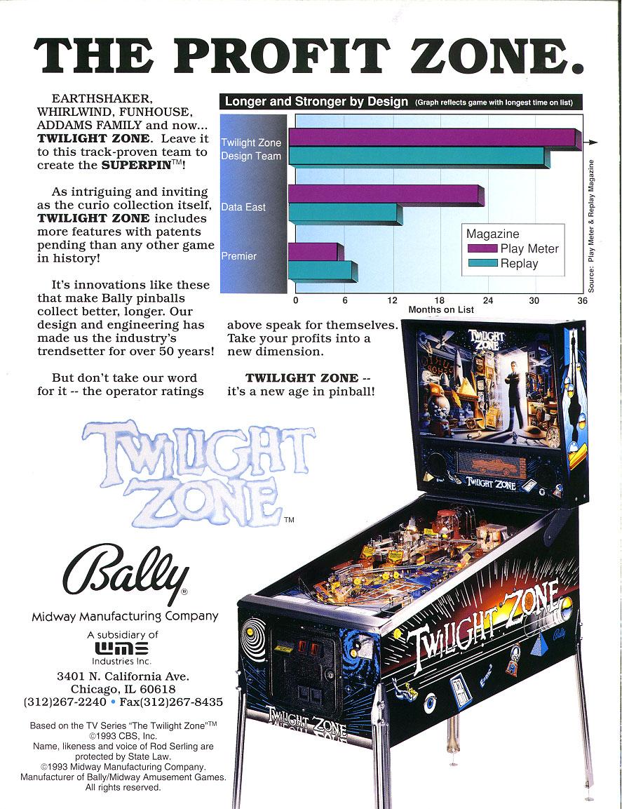 Flyer Twilight Zone back