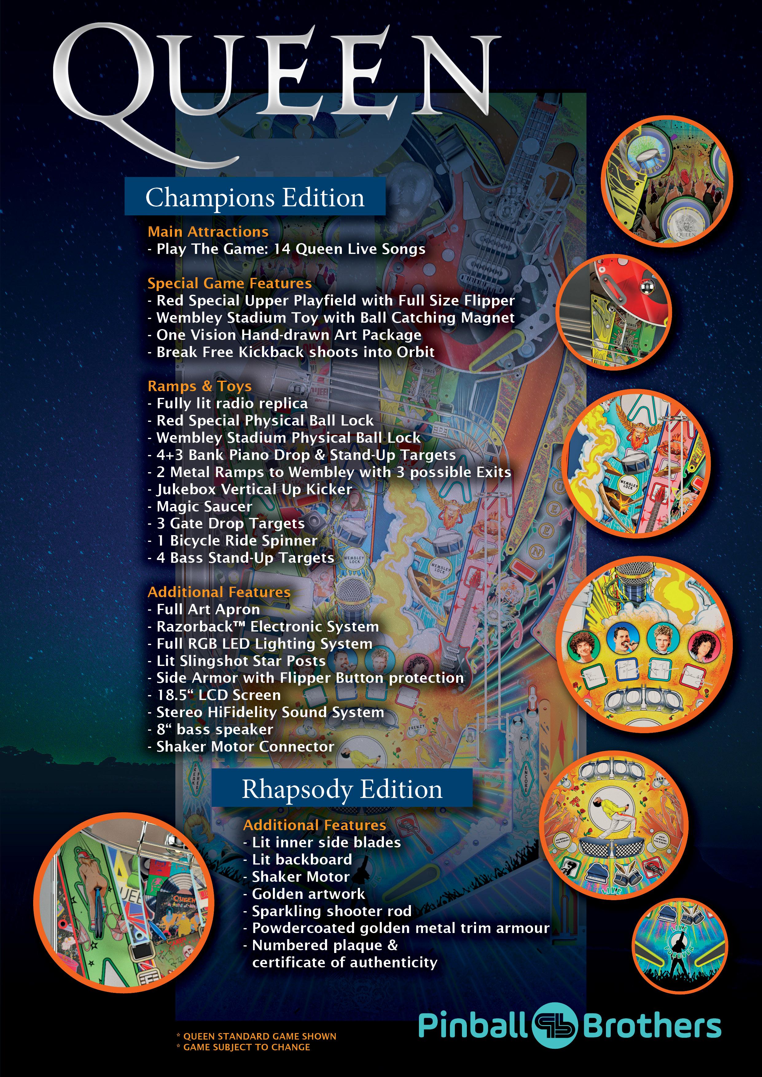 Queen Champions Edition Flyer 2