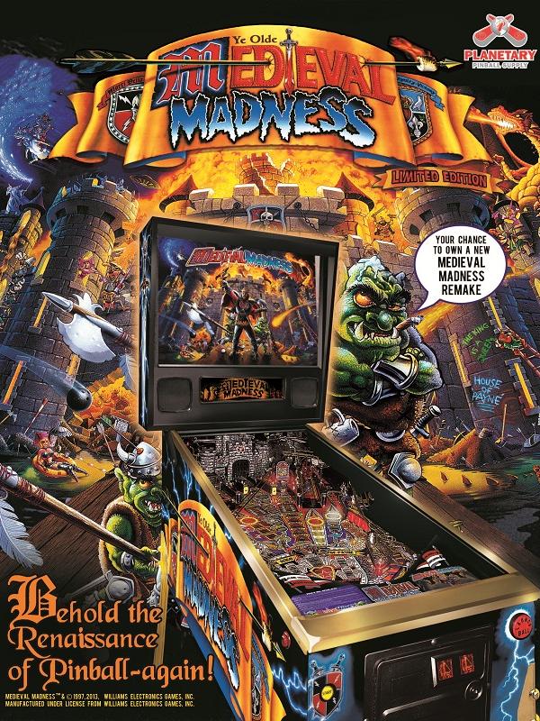 Medieval Madness LE Flyer Vorderseite