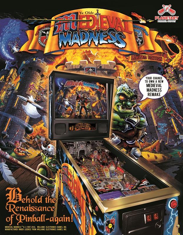 Medieval Madness LE Flyer Vorderseite