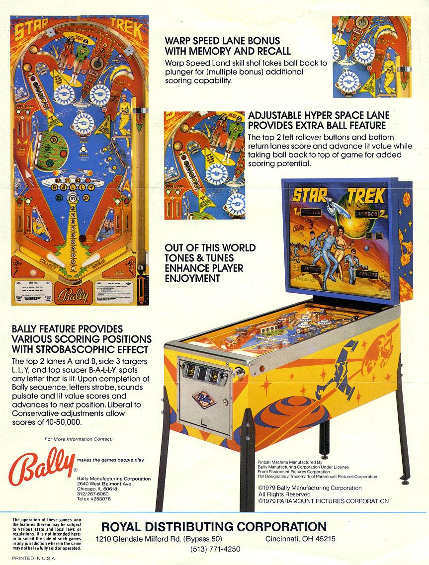 Star Trek Flyer back