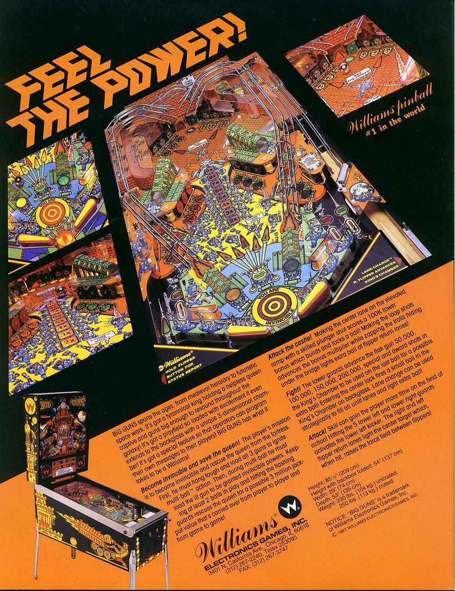 Big Guns Flyer Rückseite