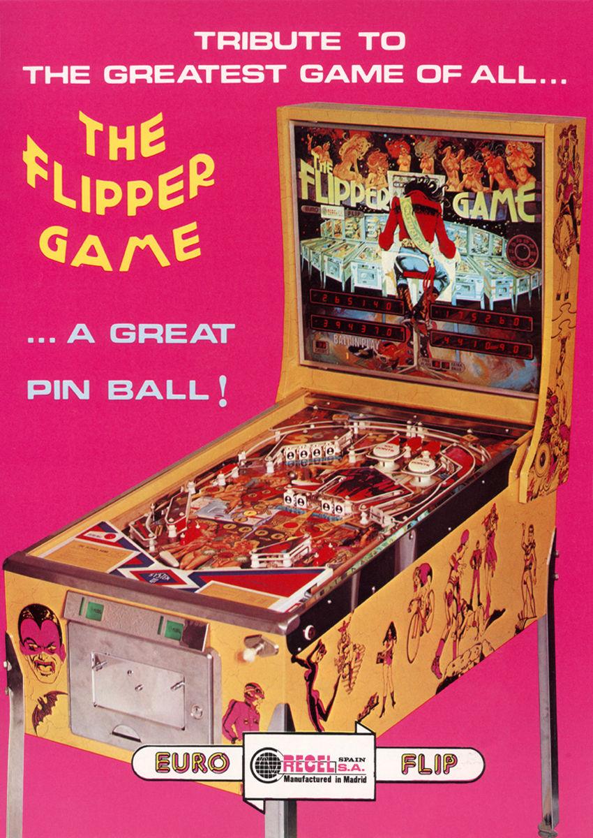 The Flipper Game Flyer front