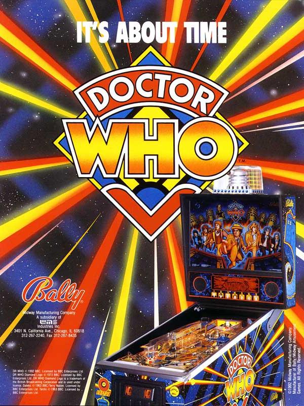 Doctor Who Flyer Vorderseite