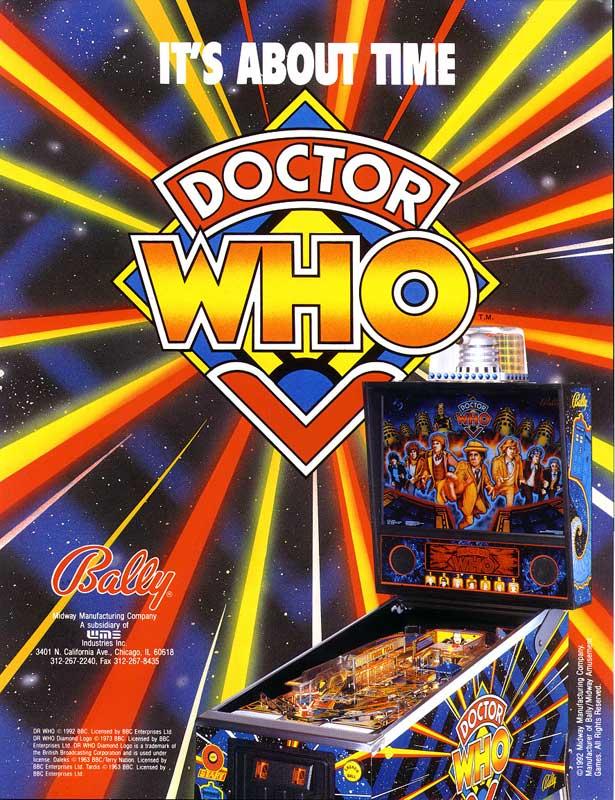 Doctor Who Flyer Vorderseite