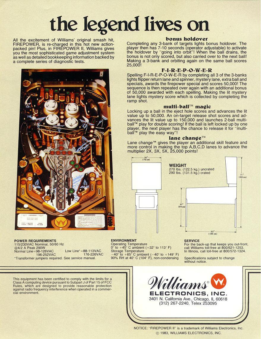Firepower 2 Flyer back
