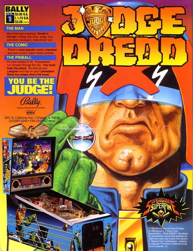 Judge Dredd Flyer Seite 1