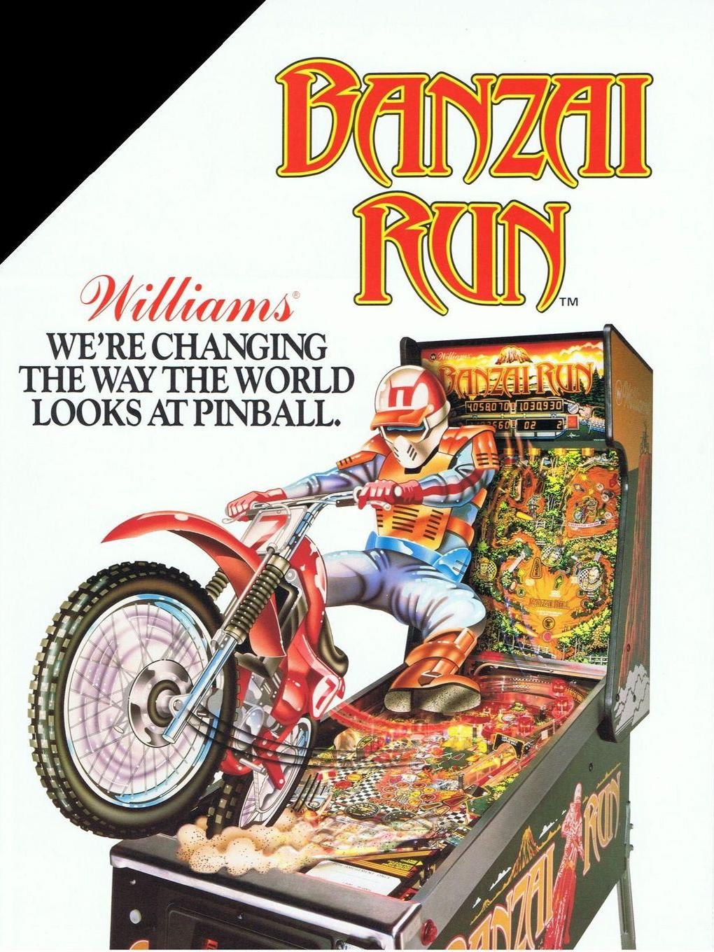 Banzai Run Flyer front