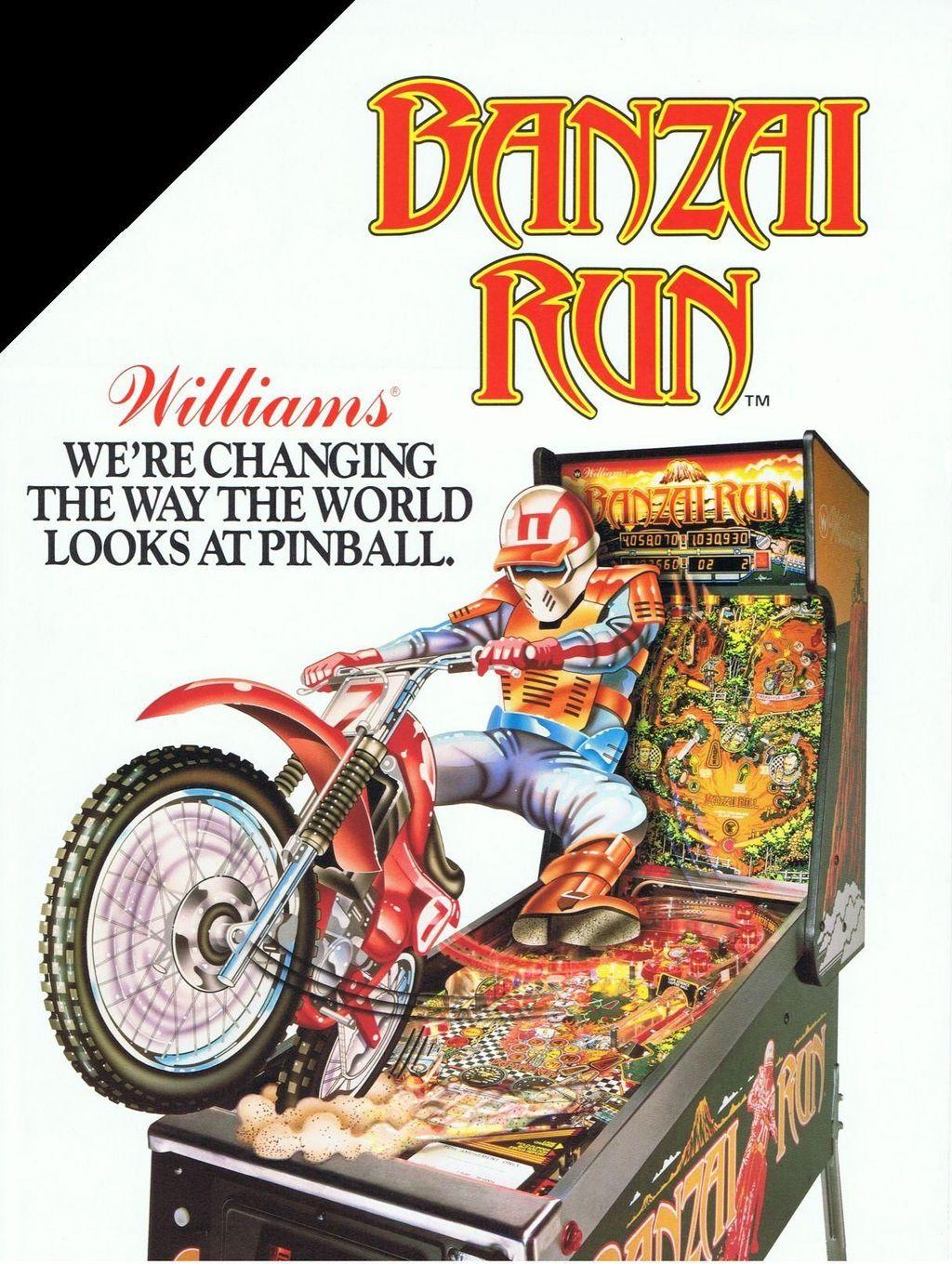 Banzai Run Flyer front