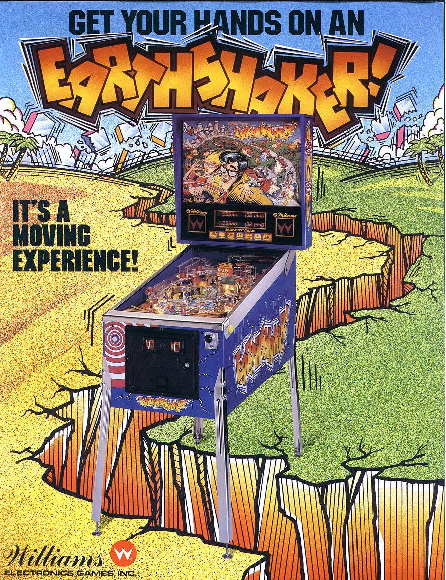 Earthshaker Flyer Vorderseite