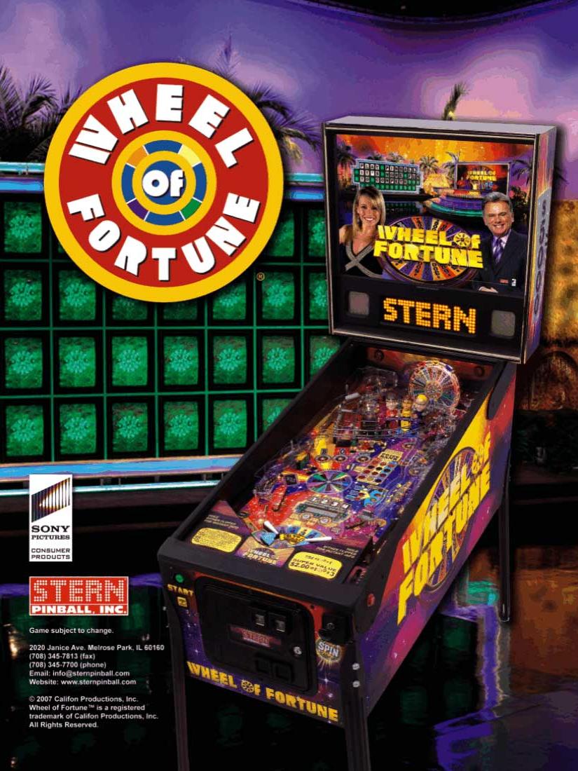 Wheel of Fortune Flyer Vorderseite