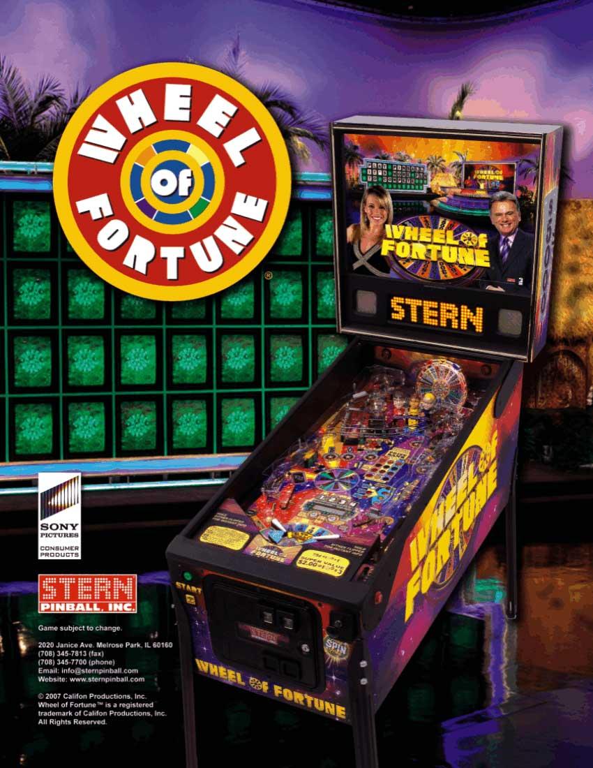Wheel of Fortune Flyer Vorderseite