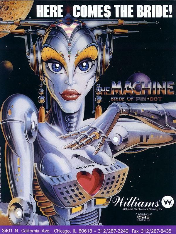 Machine Bride of Pinbot Flyer Vorderseite