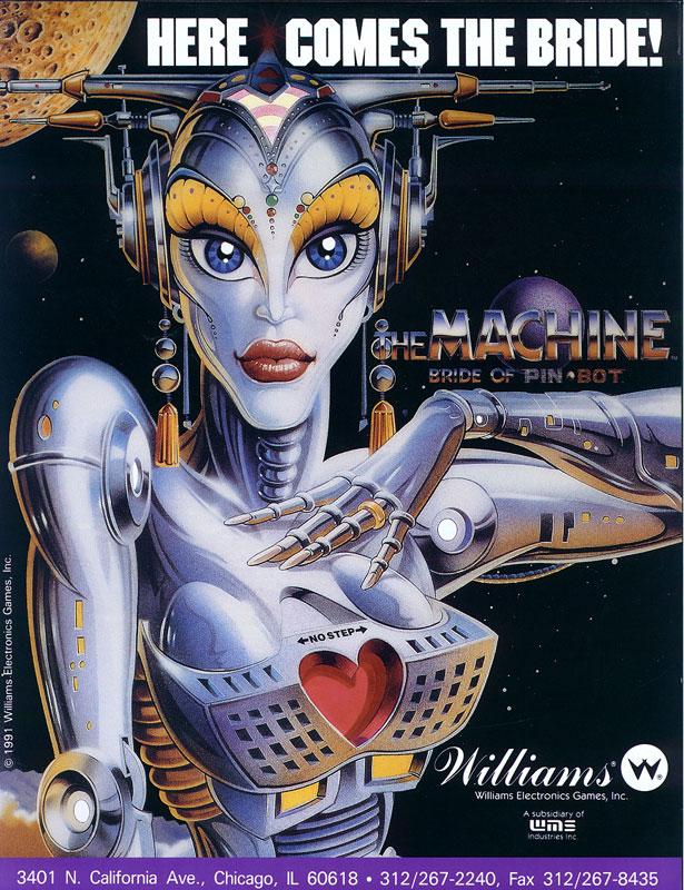 Machine Bride of Pinbot Flyer Vorderseite