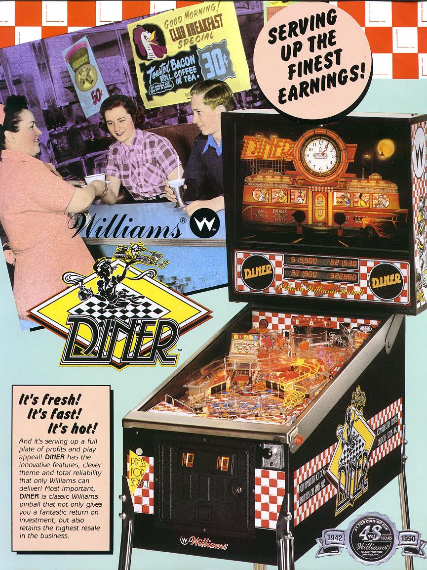 Diner Flyer Vorderseite