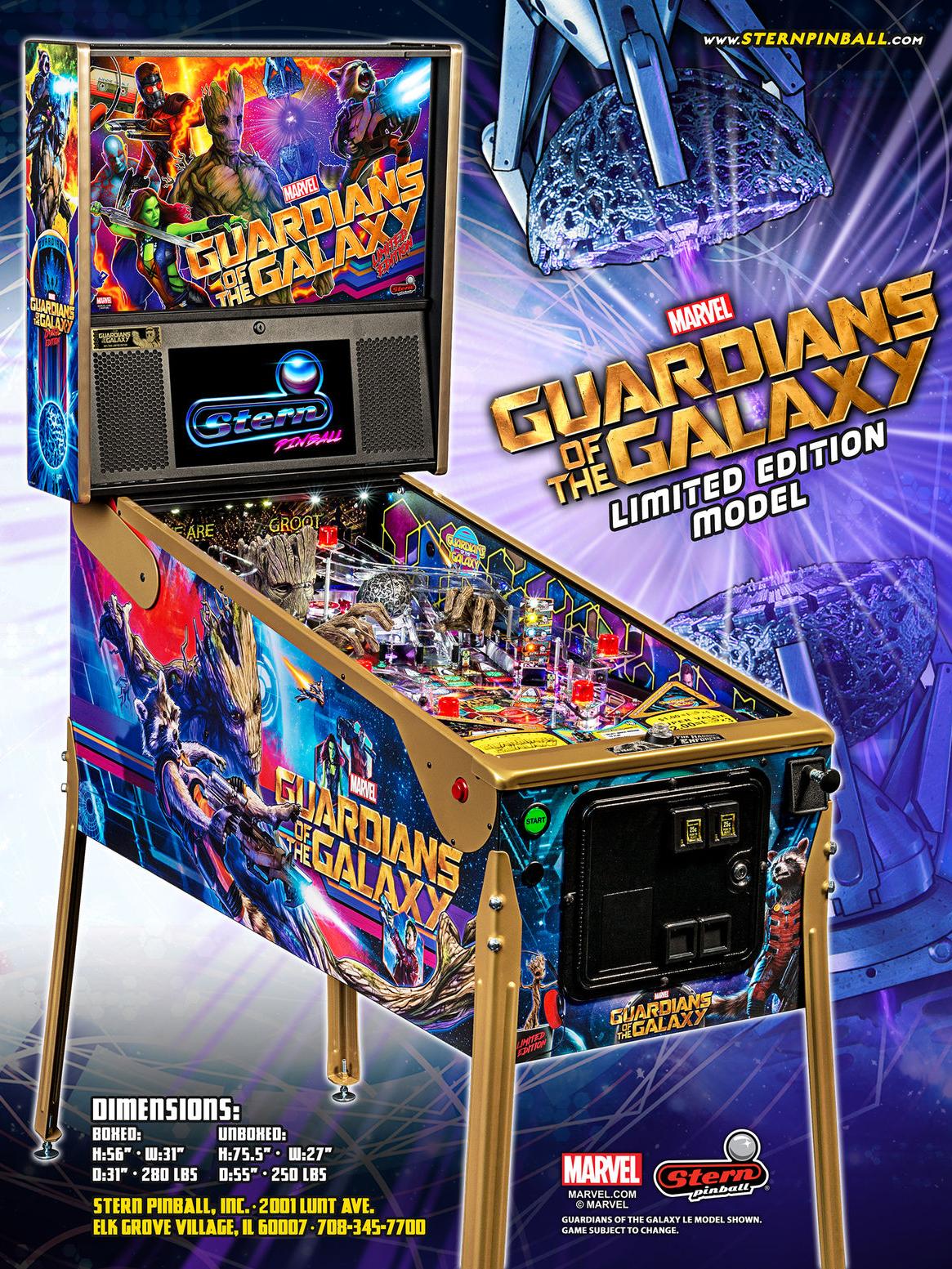 Guardians of the Galaxy LE Flyer front