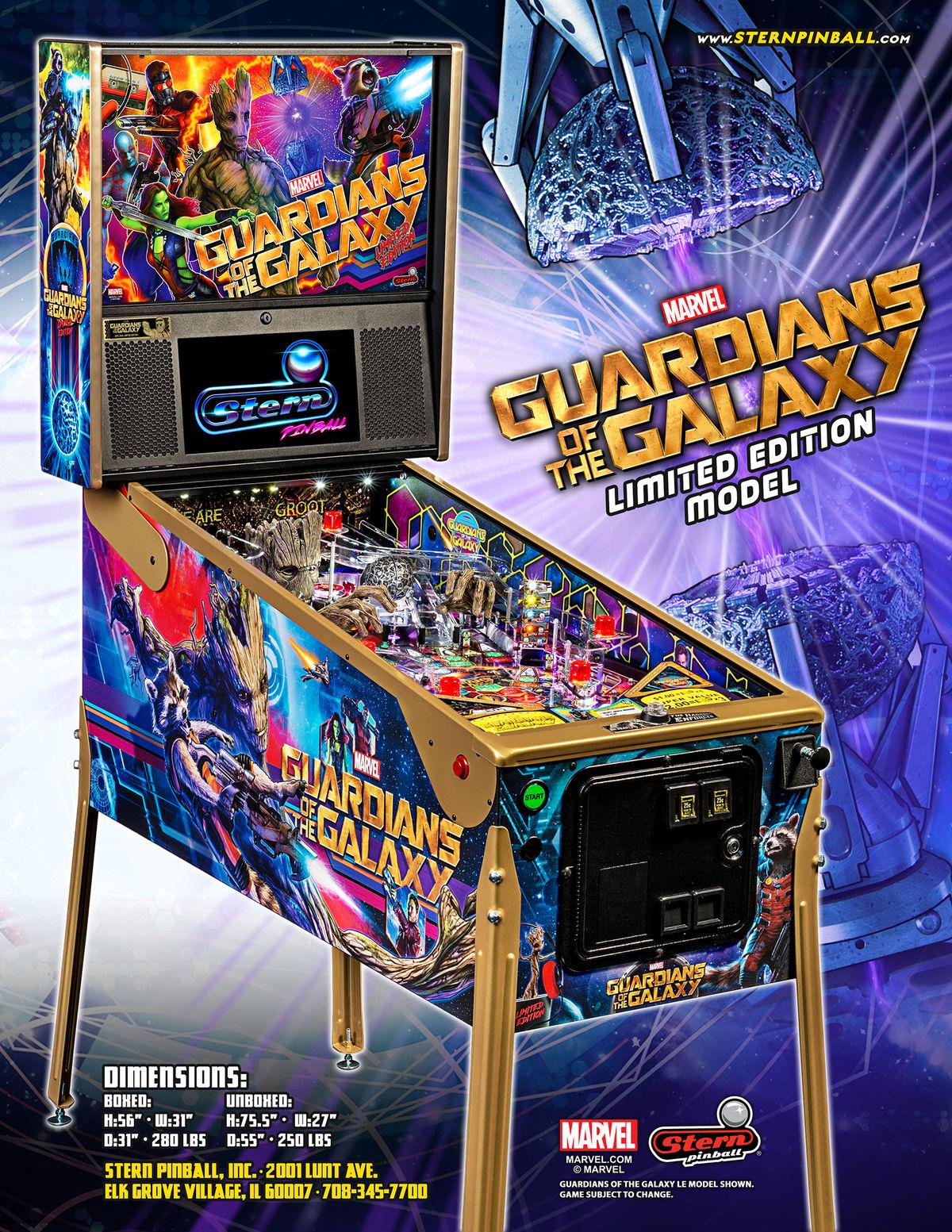Guardians of the Galaxy LE Flyer front