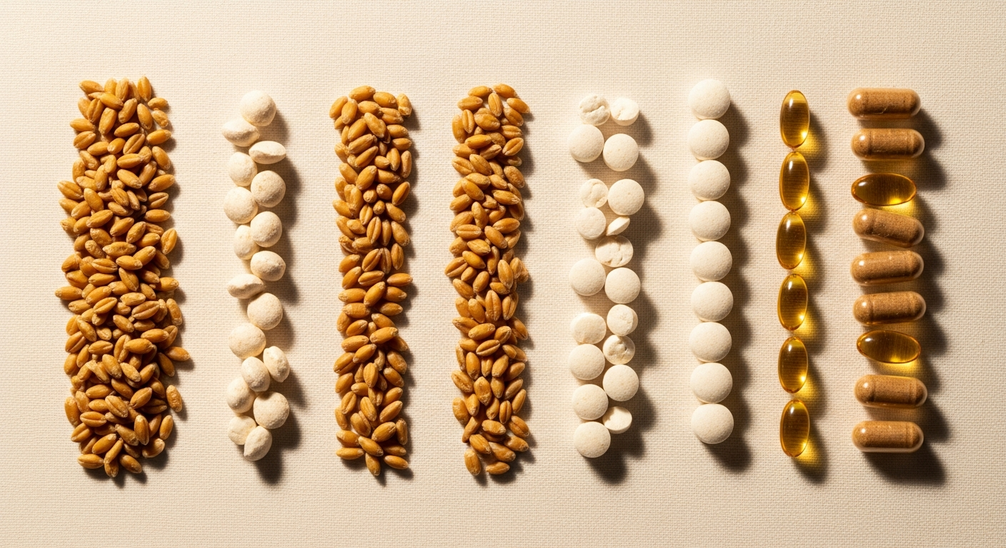 Poultry feed grains and supplements