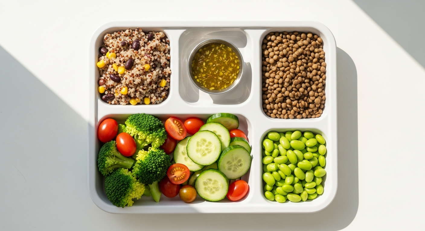 School nutrition programme food tray