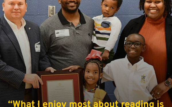 Merrol Hyde Third Grader Timothy Bell Jr. Named Tennessee’s Top Elementary Reader in Tristar Reads