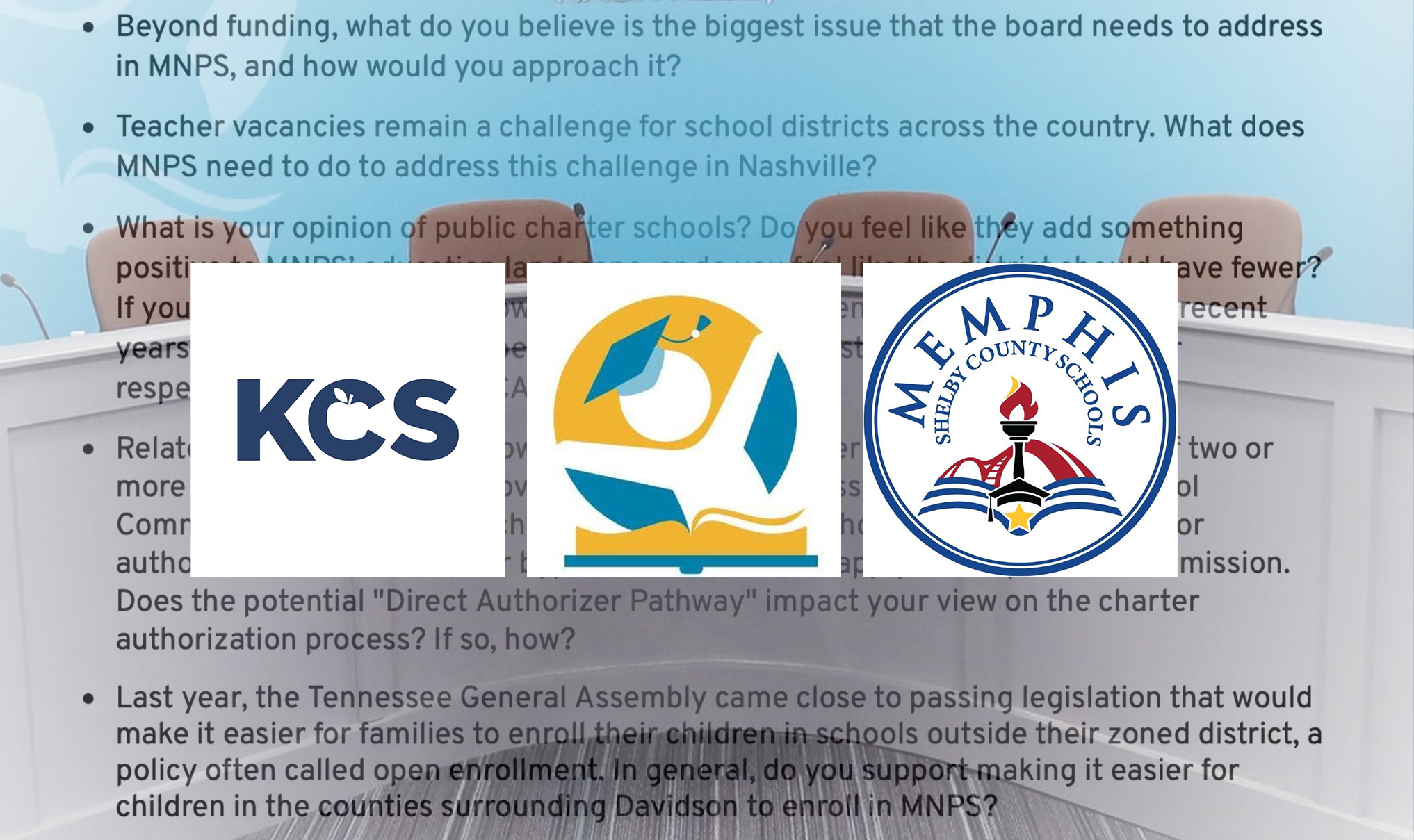 School Board Members Ignore Questions About Public School Choice