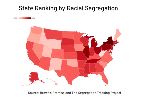 Tennessee Schools Rank Highest in the South for Racial and Economic Segregation