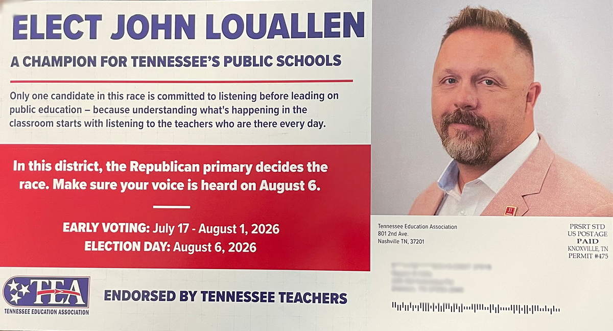 Why Are Teacher Union Bosses Backing John Louallen in Tennessee House Race?