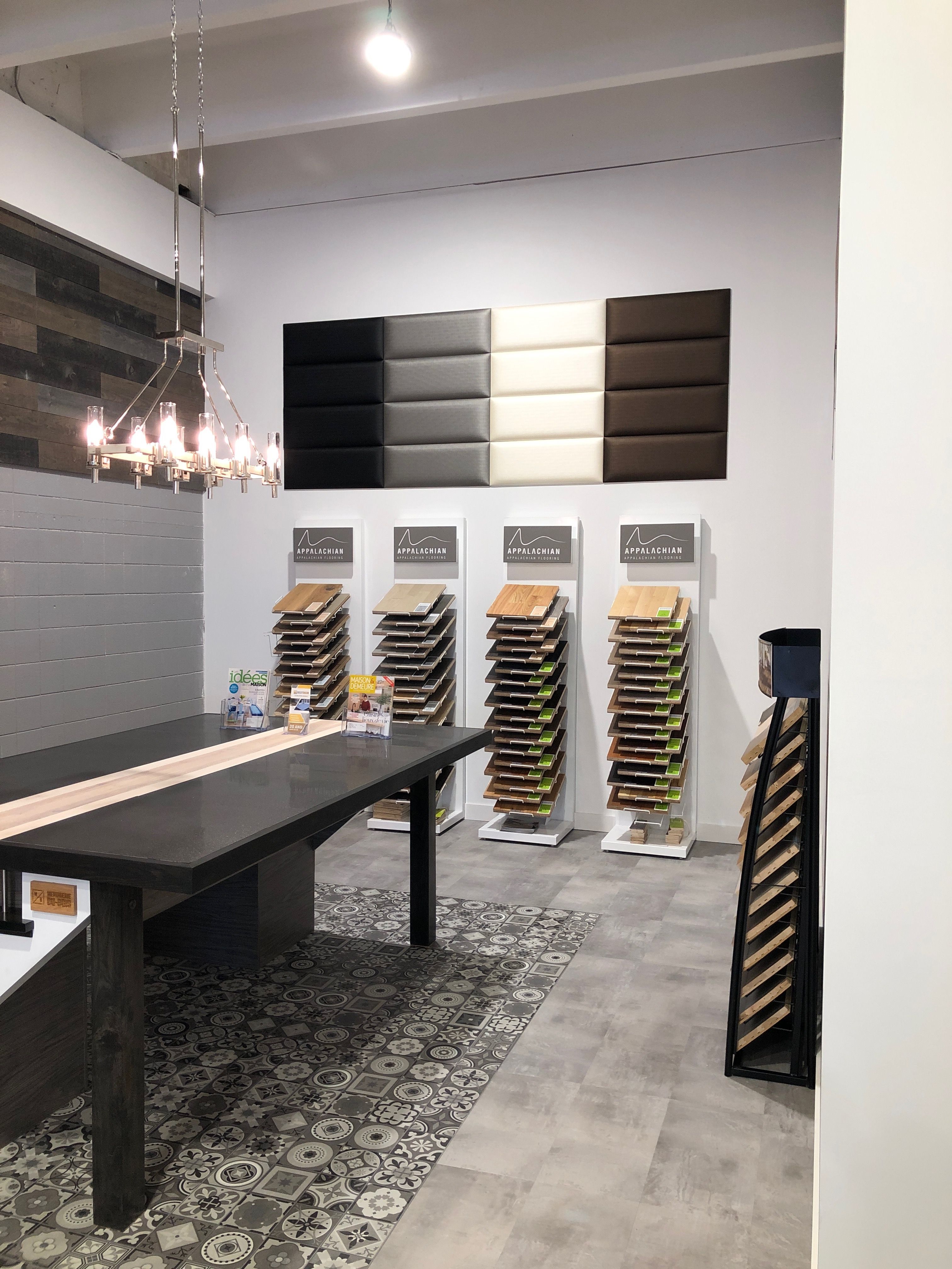 Permafil Présentoir commerciaux de marchandisage pour échantillons de planchers de bois