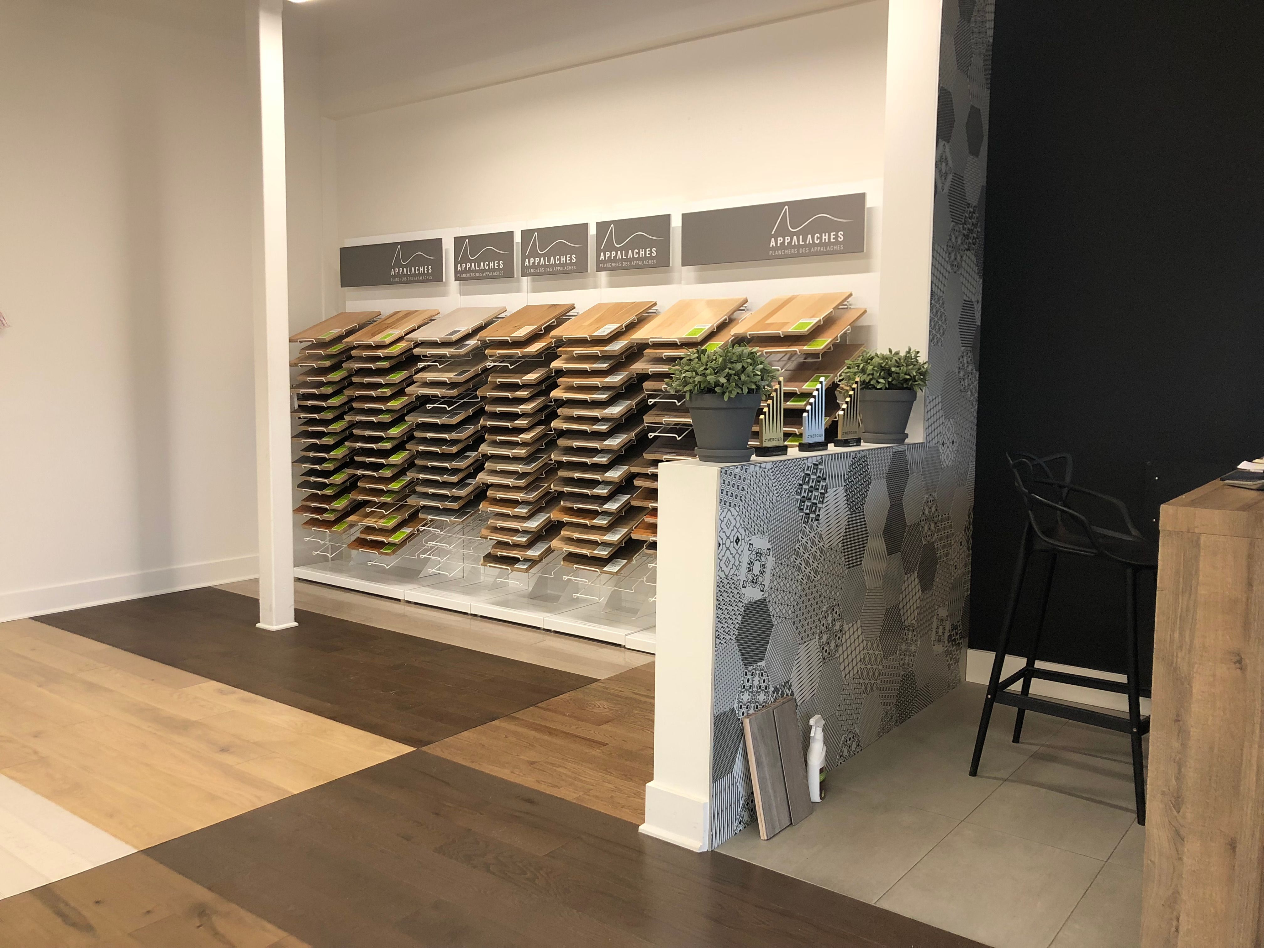 Permafil Présentoir commerciaux de marchandisage pour échantillons de planchers de bois 2