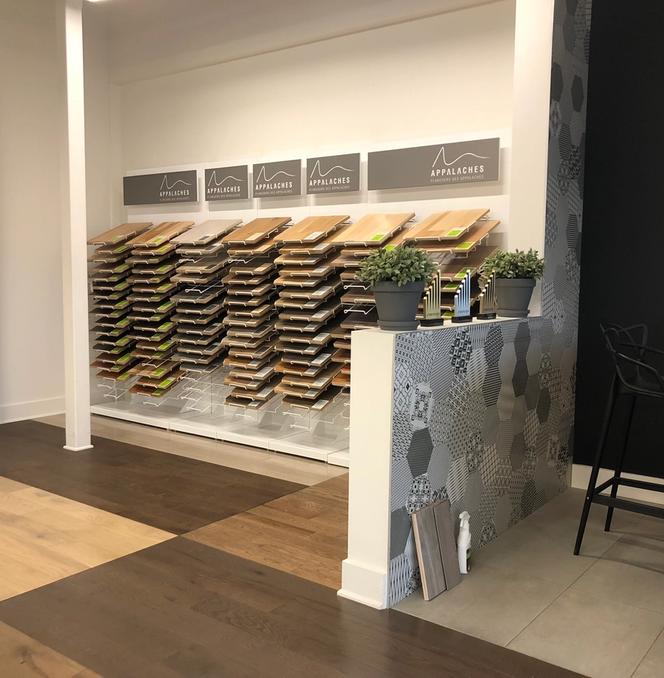 Permafil Présentoir commerciaux de marchandisage pour échantillons de planchers de bois 2
