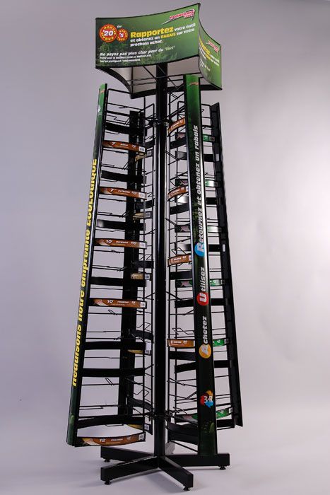 Permafil Présentoir commerciaux de marchandisage marchandiseur