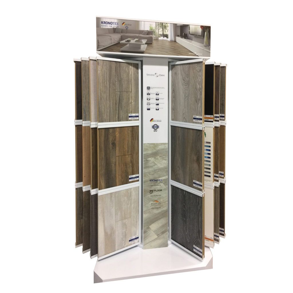 Permafil Présentoir commerciaux de marchandisage planchers de bois flottant