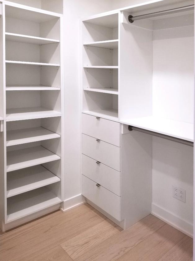 Melamine shelves Permafil