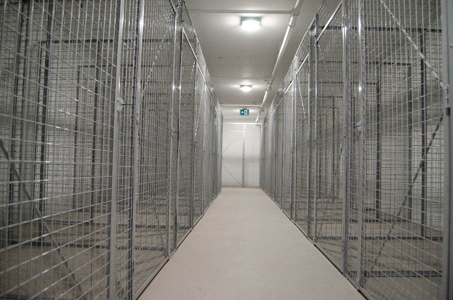 Cloison de treillis métallique 2