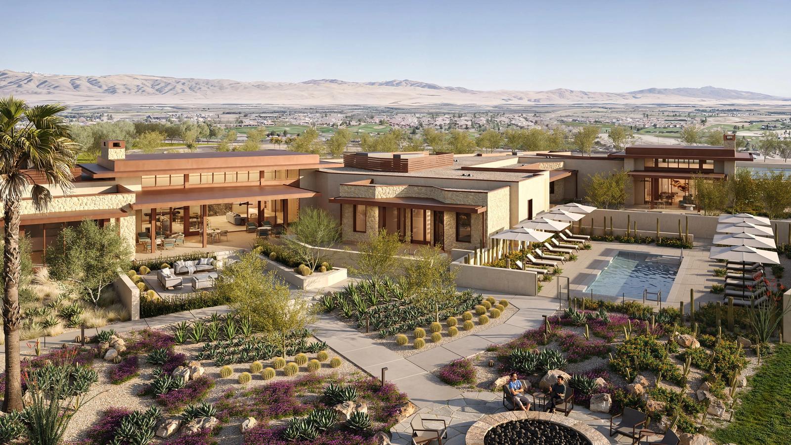 Coral Mountain Desert Club surf community in La Quinta, California, USA