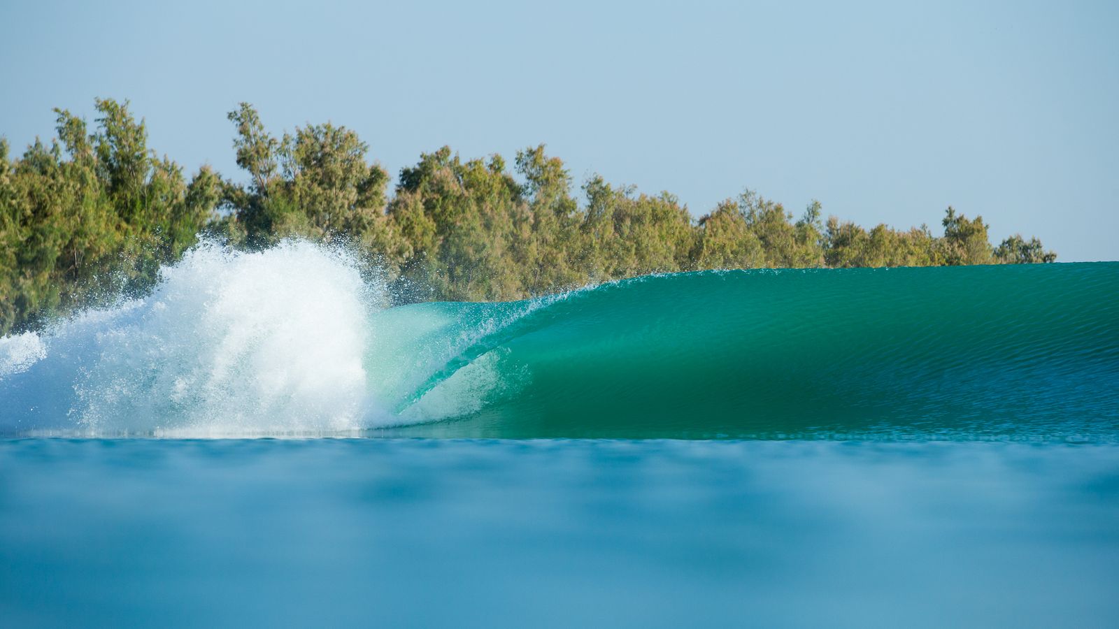 Kelly Slater Surf Ranch surf park in Lemoore, California, USA