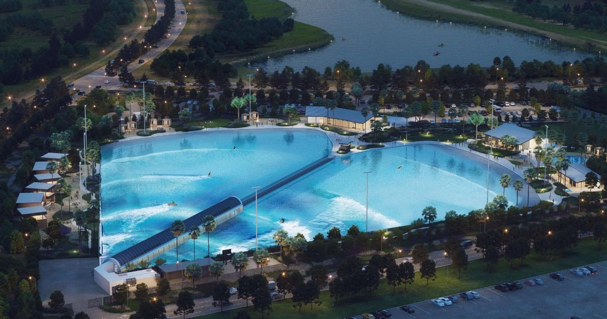 HTX Surf surf park in Houston, Texas, USA