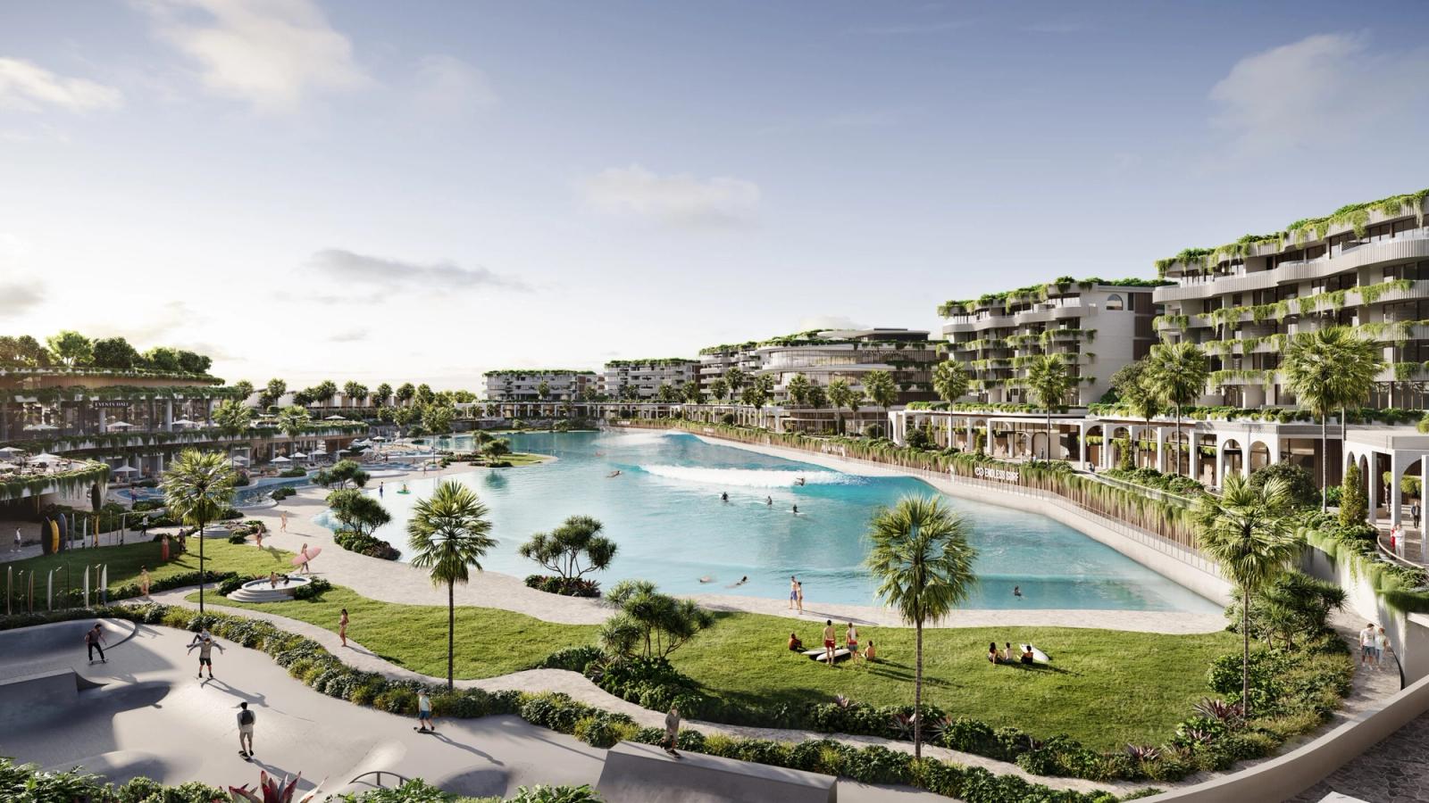 Palm Valley Gold Coast surf park in Parkwood, Queensland, Australia