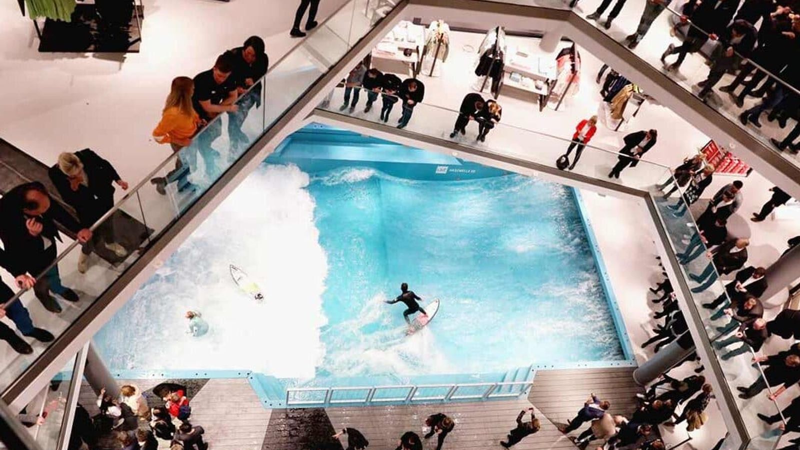 L&T Hasewelle surf park in Osnabrück, Lower Saxony, Germany