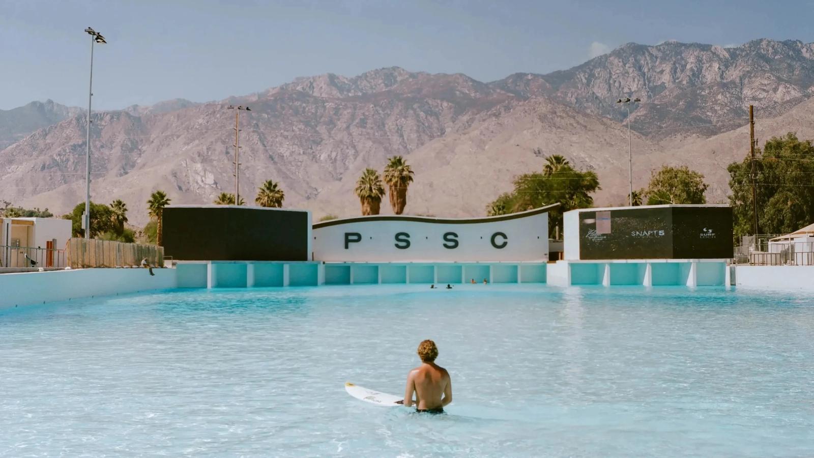 Palm Springs Surf Club surf park in Palm Springs, California, USA