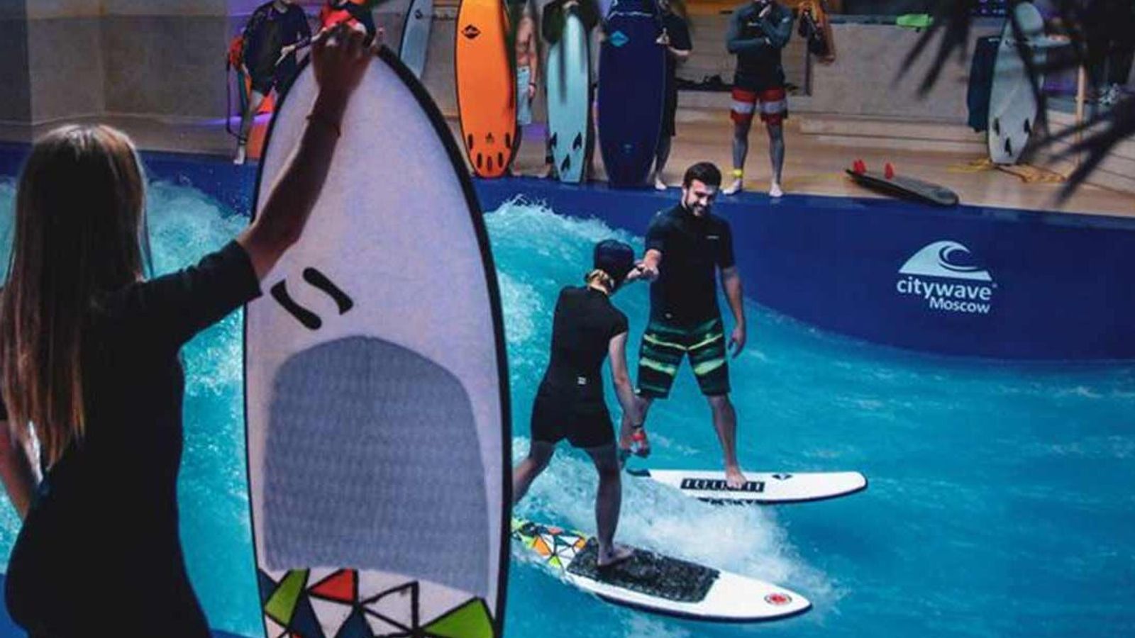 Flow Moscow surf park in Moscow, Russia