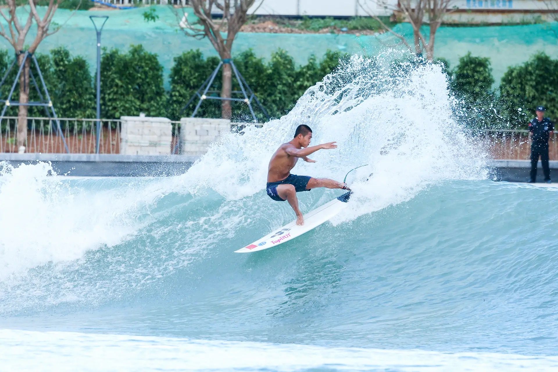 Riyue Bay surf park in Wanning, China