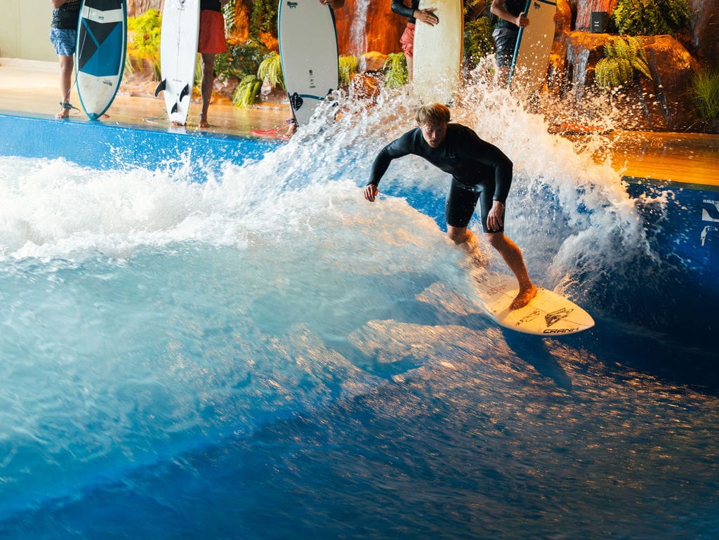 Surflux surf park in Arlon, Belgium