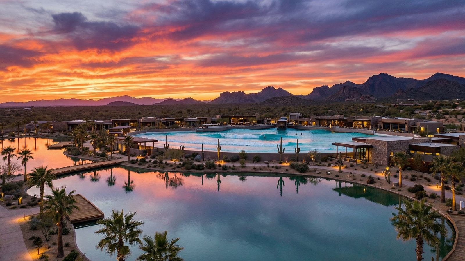 Hidden Lake Surf Resort surf park in Buckeye, Arizona, USA