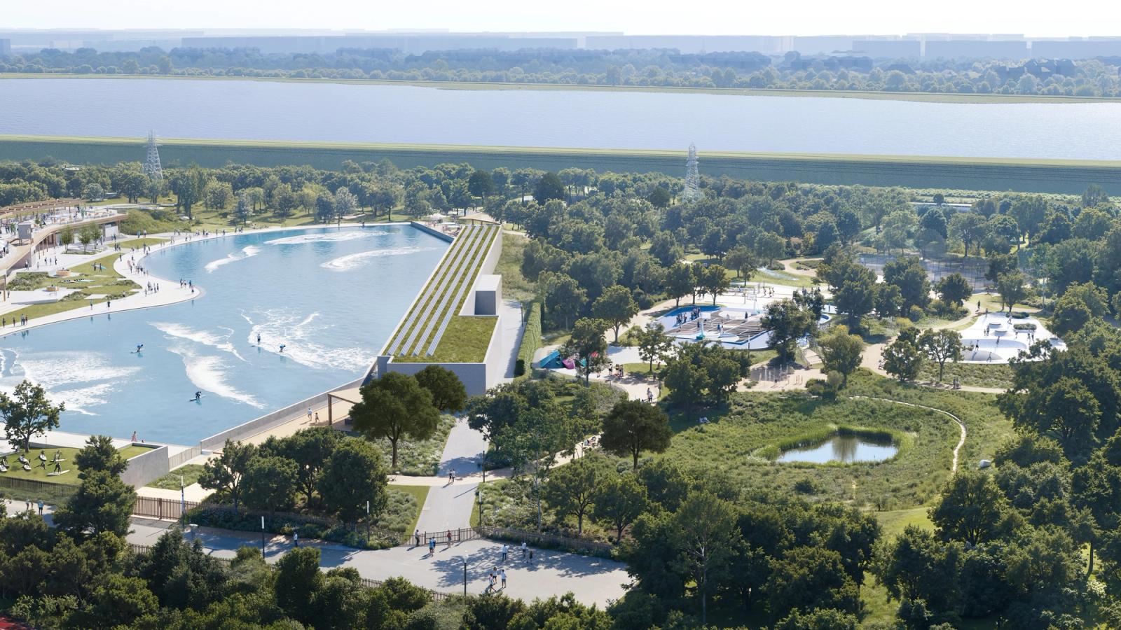 Surf London surf park in Enfield, London, United Kingdom