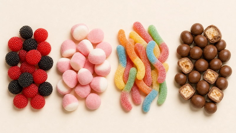 Nordic candy compared in small groups